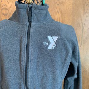 YMCA Grey Full Zip Fleece Jacket